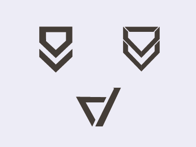 DV Monograms d identity logo modern monogram. branding v