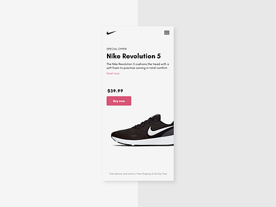 Special offer dailyui discount ecommerce ecommerce app mobile sneakers specialoffer ui