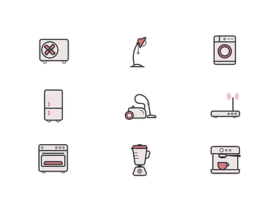 Electronic Goods Icon Set