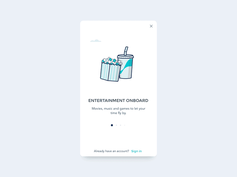 Onboarding airplane blue dailyui illustration onboard onboarding