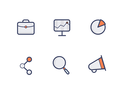 Marketing Icons graphics icons marketing sem seo share social media
