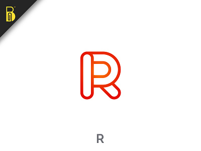 R Monogram brand identity brand identity design branding corporate branding design flat illustration illustrator cc lettering logo logo branding logo design minimal photoshop type typography vector