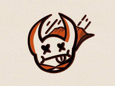 Little Devil apparel branding chillwave colorful design designer doodles gritty halftone japanese art lofi logo retro aesthetic retro art surrealism texture trippy art vintage visual development