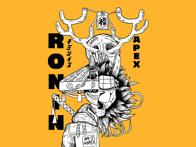 RoninV.Apex ㊙🈲👹 chillwave colorful design doodles graphic design gritty halftone handdrawn illustration lofi retro texture vintage visual design