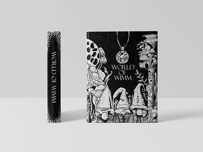 World of Wimm black book branding doodles graphic design illustration inking rough white