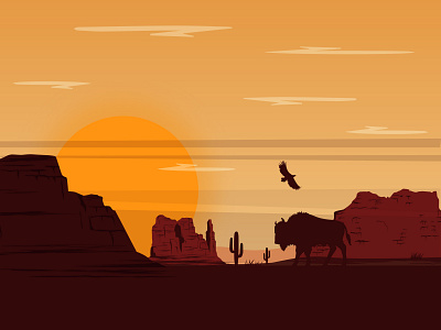 Walk on the Wild Side colour design draw dribbble illustator wild