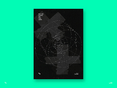 8/50 abstract art bw design poster print
