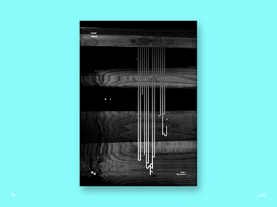 45/50 abstract art bw design poster print