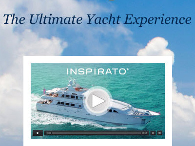 New Destinations - Lady J Yacht digital design html email