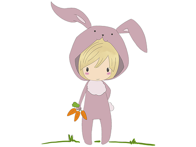 Bunny bunny character design digital art illustration rabbit