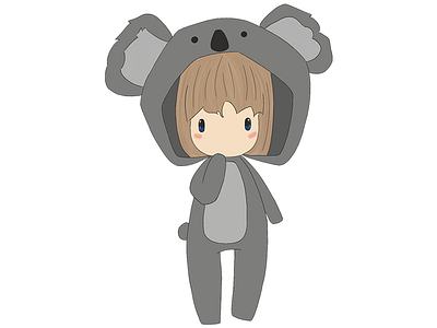 Koala character design digital art digital illustration koala