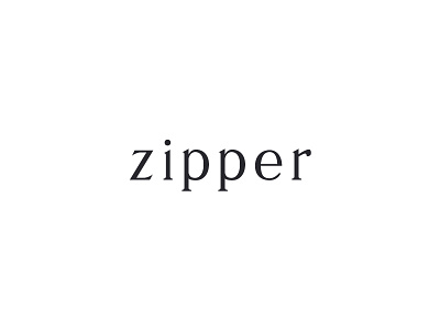 zipper lettering type design typography