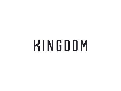 KINGDOM lettering type design typography
