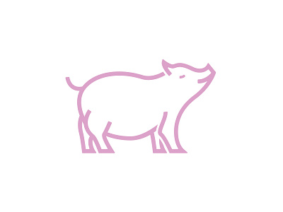 Piggy happy logo pig piggy