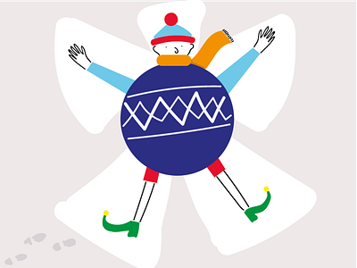 Bauble guy charachter illustration