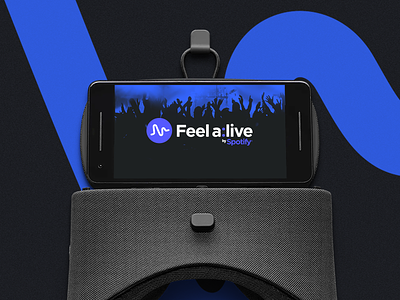 Feel a:live android app future lions ios mobile music spotify vr