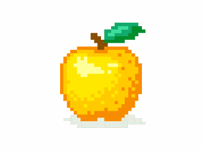 Apple art pixel