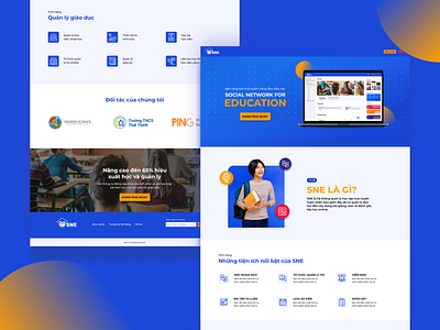 Landing Page Social Network For Education