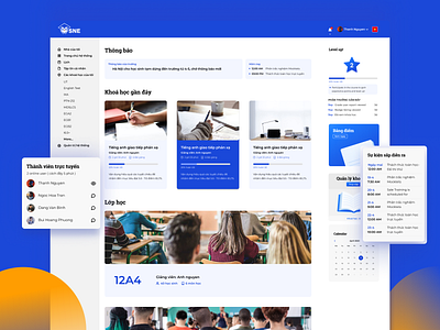 Online Course Web App clean color colorful dashboard design landing page design learn learning management minimal online learning product page design school student ui website