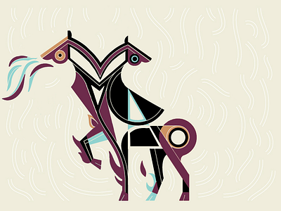 Reinventing horses animal art cloud color fart horse illustration inspiration weird wtf