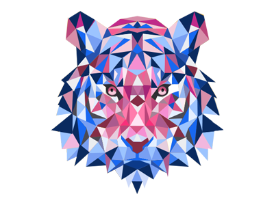 The lion abstract art illustration lion pale