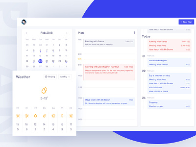 Daily Plan arrangement business calendar daily plan dashboard list planning scheduling task