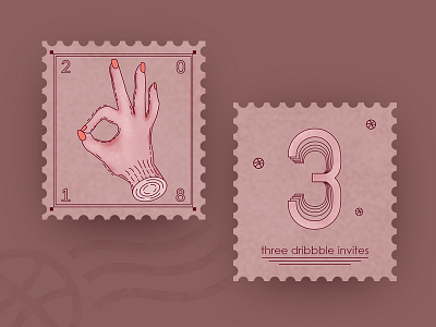 Three Dribbble Invites