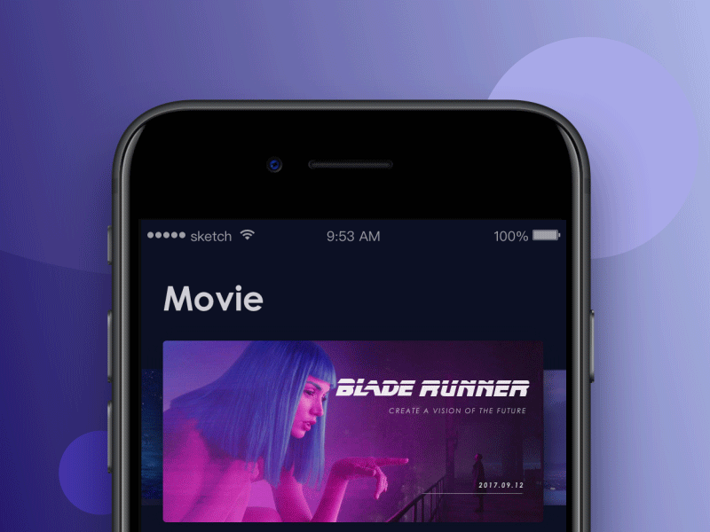 Movie App animation app interaction movie