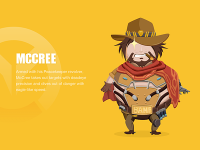 Overwatch - Fat version blizzard character design design fanart game illustration mccree overwatch ui