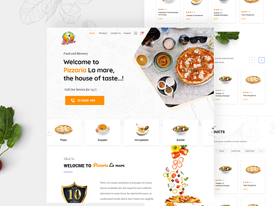 Restaurant_Online Shop adobe xd clean design food hotel online shop online store pizza redesign restaurant ui ui ux ux webdesign