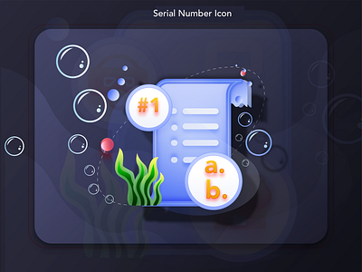 Scuba Online Saas Store: #6 Serial Number Icon