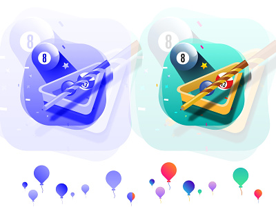 #5 Poker Games : A or B? 2d billiard game badges billiard ball billiard balls billiard pool table icon branding casino pool table illustration design flat fun gamification gamification badges icon set iconography illustration poker icon pool table icon ui vector web icons for pool table