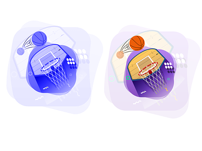Season 2: Basket Ball Icon cum Illustration
