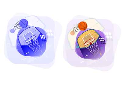 Season 2: Basket Ball Icon cum Illustration basketball court basketball icon basketball illustration design dribbble flat icon iconographer iconography illustration modern outdoor sports icon sports ui vector