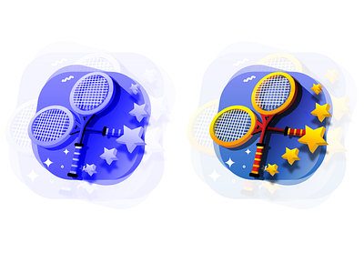 Season 2: Long Tanning Bat design flat games icon gamification illustration tennis games tennis icon tennis illustration tennis racket icon tennis racket illustration tennis sports icon ui vector