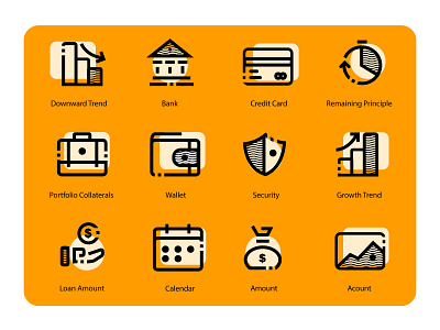 4PX Stroke and more Fin-Tech!!! amount icon bank outline icon calendar outline icon credit card outline icon design flat growth trend icon icon iconography icons illustration loan amount icon modern principle icon outline security outline icon trend outline icon ui vector