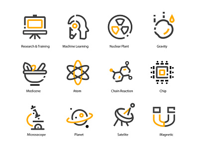 4Px Science Icon Stroke and more.. chip icon outline hire icon designer icon icon design icon designer illustration machine learning icon microscope icon nuclear plant icon planet icon satellite icon science icon pack