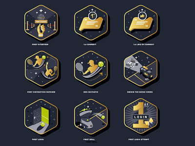 Badges for  an innovative startup