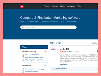 Find, Compare, Rate best Marketing Softwares design listing ux ranking and review ui ranking and reviews ui ux ranking and reviews website ranking reviews user flow ranking ui reviews ui ui ui listing userflow