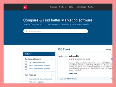 Find, Compare, Rate best Marketing Softwares