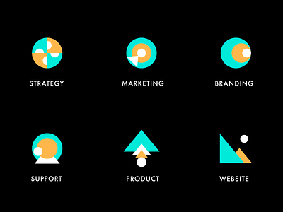 Iconography with pure shapes (Circle and Triangle) branding icon design flat flat icons using shapes icon icon design icon designer iconography illustration marketing icons martech martech icons product icon shape iconography shape icons strategy icon ui vector website icon