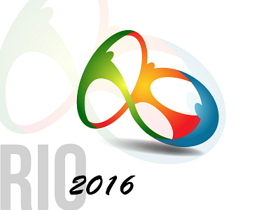 HAND PRACTICE ON RIO 2016 LOGO