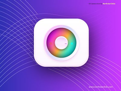 Yes. yet another Camera Icon with my spin android app application camera design icon ios realistic ui