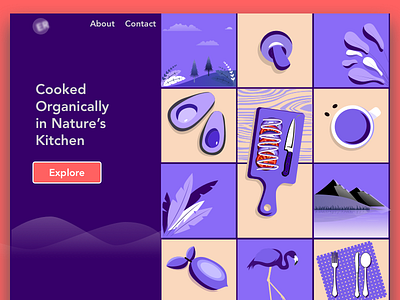 Homepage Exploration for Organic Restaurant