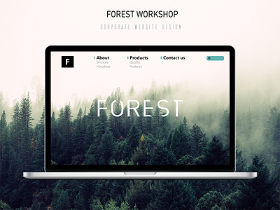 Forest Workshop Website Design