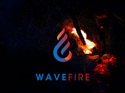Fire Logo bulb burn fire flame fluid heat hot marketing passion protection sharp wf