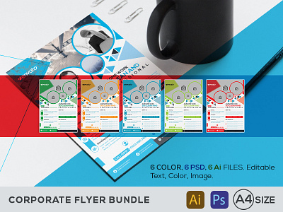 Corporate Flyer, Multi color