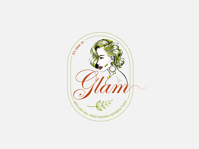 GLAM Logo advertisement branding clean logo creative logo design fashion fashion logo glam glamorous glamour identity illustration logo luxurious luxury luxury brand marketing minimalist logo spa vector