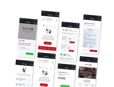 WeChat mini program - Alpha Exchange appdesign design ui ux