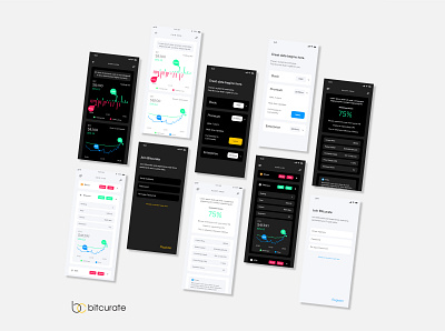 Crypto Sentiment Analysis App appdesign blockchain crypto design ui uiux ux